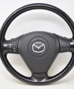 Mazda RX-8 SE3P steering wheel OEM black leather 13B Renesis 2004-2008